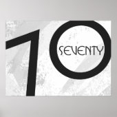 Poster Blancs 70 Anniversaire de la Décennie (Devant)