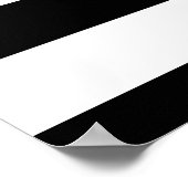 Poster Blancs Et Noirs Élégants (Coin)