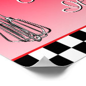 Poster Blancs, Noirs et Rouges Juste Battez-le Signal (Coin)