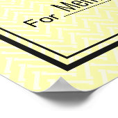 Poster Blank Check for Sweepstakes & Awards YELLOW (Coin)