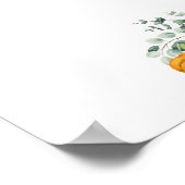 Poster Blank Créer votre propre automne citrouille verdur (Coin)