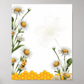 Poster Blank do-it-yourself Mama To Bee Honeybee Honeycom (Devant)