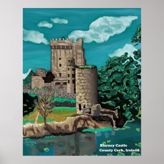 Poster Blarney Castle (Voorkant)