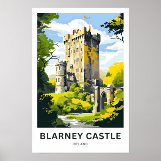 Poster Blarney Castle Ireland Travel Print