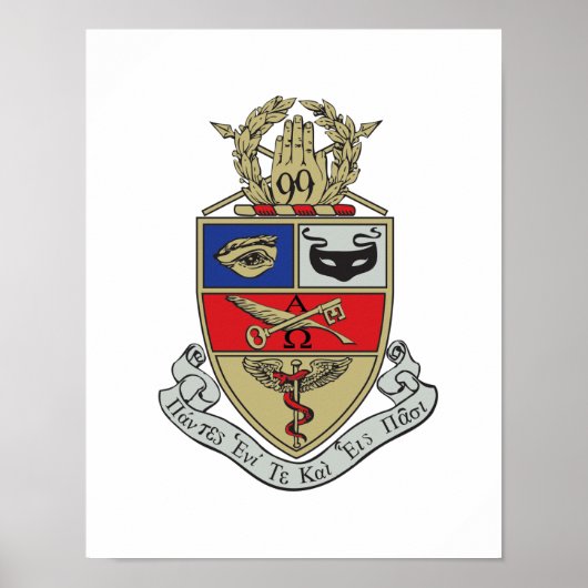 Poster Blason de Kappa Psi (Devant)