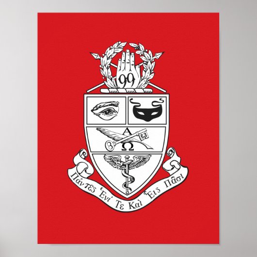 Poster Blason de Kappa Psi (Devant)