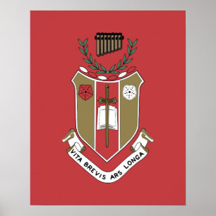 Poster Blason de la Fraternité musicale Sigma Alpha Iota