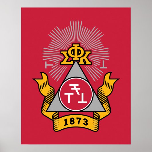 Poster Blason de Phi Sigma Kappa (Devant)