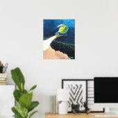 Poster Blast Off Caterpillar Friend ! Imprimer (Bureau à domicile)