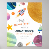 Poster Blast Off ! Randonnée En Roquette Autour De L'Anni (Devant)