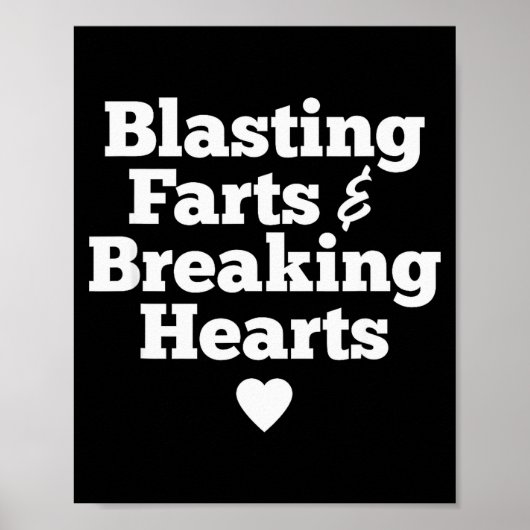 Poster Blasting Farts & Breaking Hearts Funny Valenti (Devant)