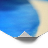 Poster Blaue Orchidee (Coin)