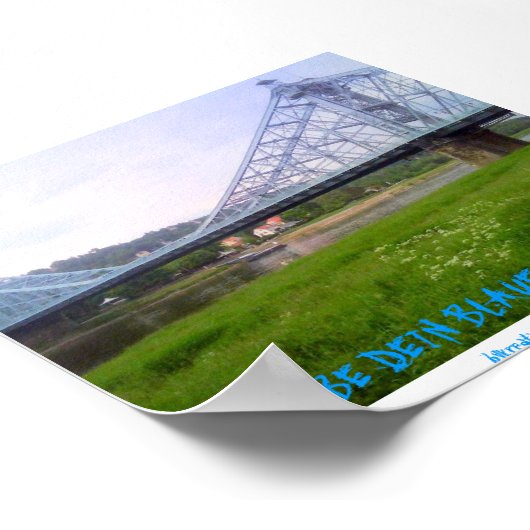 Poster Blaues Wunder Dresden (Coin)