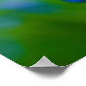 Poster Blauwbloem (Hoek)