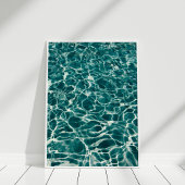 Poster blauwgroen Ocean Foam