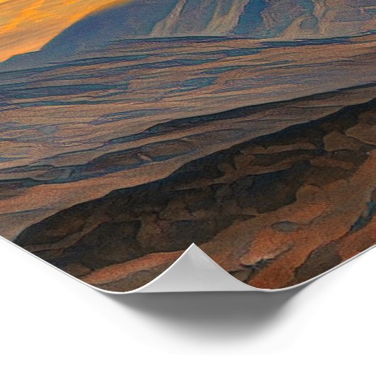 Poster Blaven, île de Skye, Écosse (Coin)