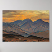 Poster Blaven, île de Skye, Écosse (Devant)