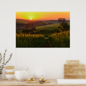 Poster Blé agricole Sunset (Cuisine)