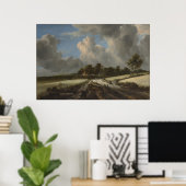 Poster Blé Fields par Jacob van Ruisdael Art Imprimer (Bureau à domicile)