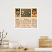 Poster Blé Strikes Out Dodgers Baseball 1912 (Cuisine)