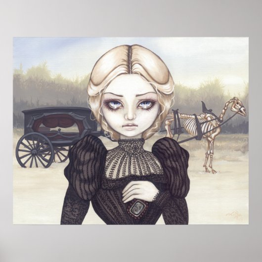 Poster Bleak Mourning Art Imprimer gothique victorien (Devant)