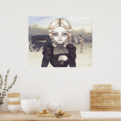 Poster Bleak Mourning Art Imprimer gothique victorien (Cuisine)