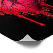 Poster Bleeding Heart Love Heart break surreal Art (Coin)