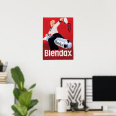 Poster BLENDAX dentifrice Smilor Boy Vieux Allemand (Bureau à domicile)