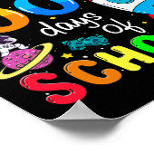 Poster Blessé Pendant 100 Jours D'École 100E Jour Enseign (Coin)