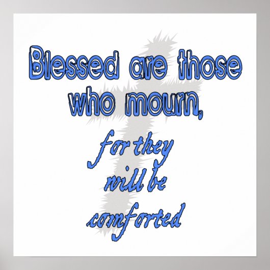 Poster Blessed Are Those Who Mourn (Devant)