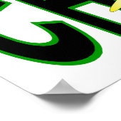 Poster Blessure à la colonne vertébrale causée par un mau (Coin)