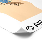 Poster Blessures à la moelle épinière, dessin médical. (Coin)