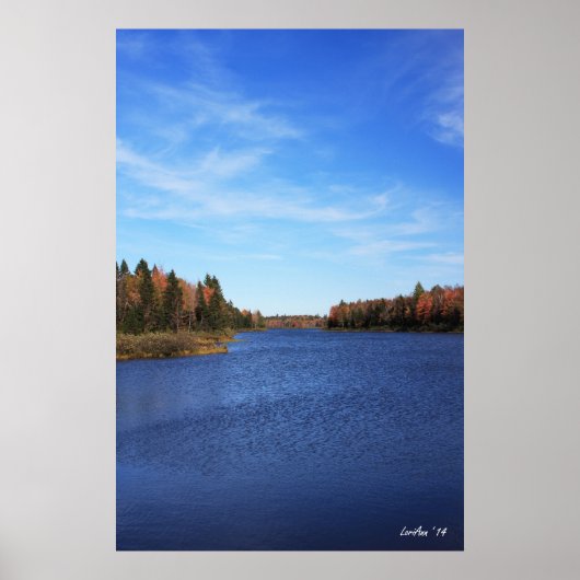 Poster Bleu (Devant)