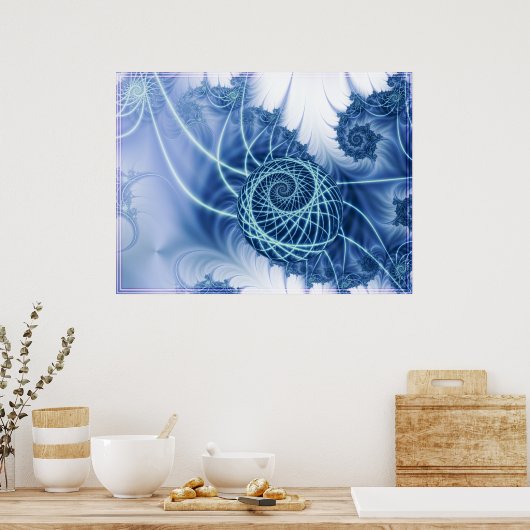 Poster Bleu (Cuisine)