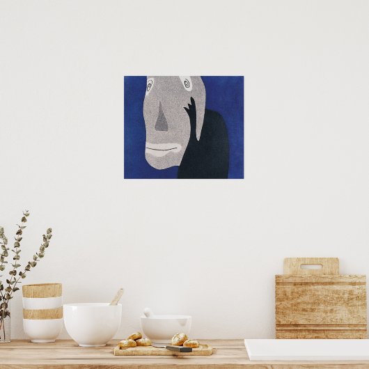 Poster Bleu (Cuisine)