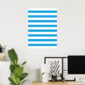 Poster Bleu (Bureau à domicile)
