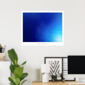 Poster Bleu (Bureau à domicile)