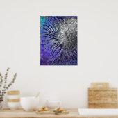 Poster Bleu (Cuisine)