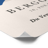 Poster Bleu (Coin)