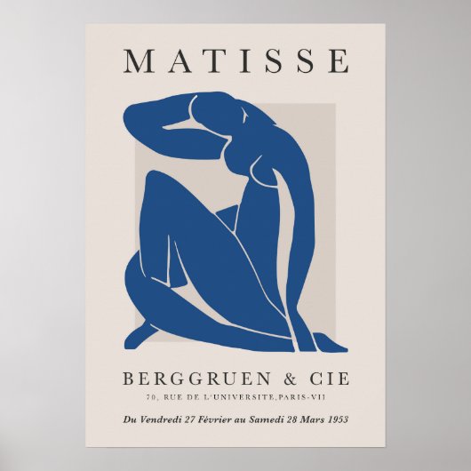 Poster Bleu (Devant)