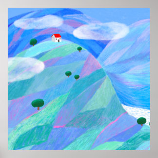 Poster Bleu