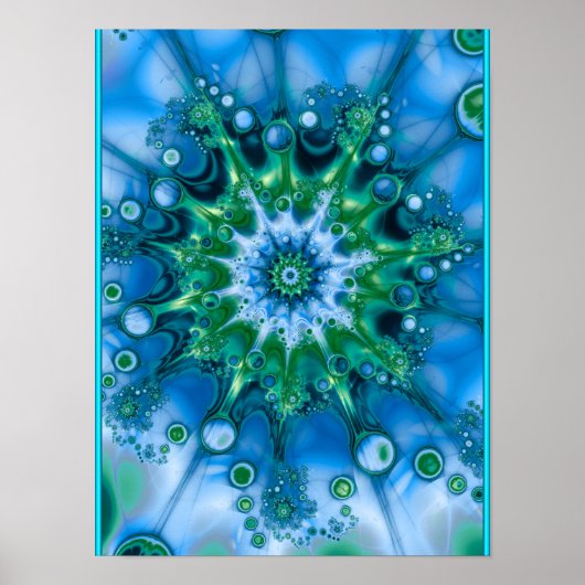 Poster Bleu (Devant)