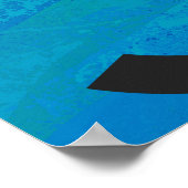 Poster Bleu 30 Décennie Anniversaire (Coin)