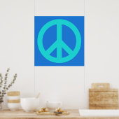 Poster Bleu Aqua (Cuisine)