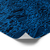 Poster bleu Arrière - plan (Coin)