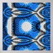 Poster Bleu atomique (Devant)