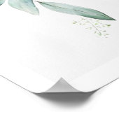Poster Bleu Balloon Vert Baby shower Déchets Raffle (Coin)
