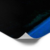 Poster bleu Banff Jasper (Coin)