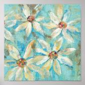 Poster Bleu blanc (Devant)