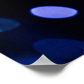 Poster Bleu bokee clair (Coin)
